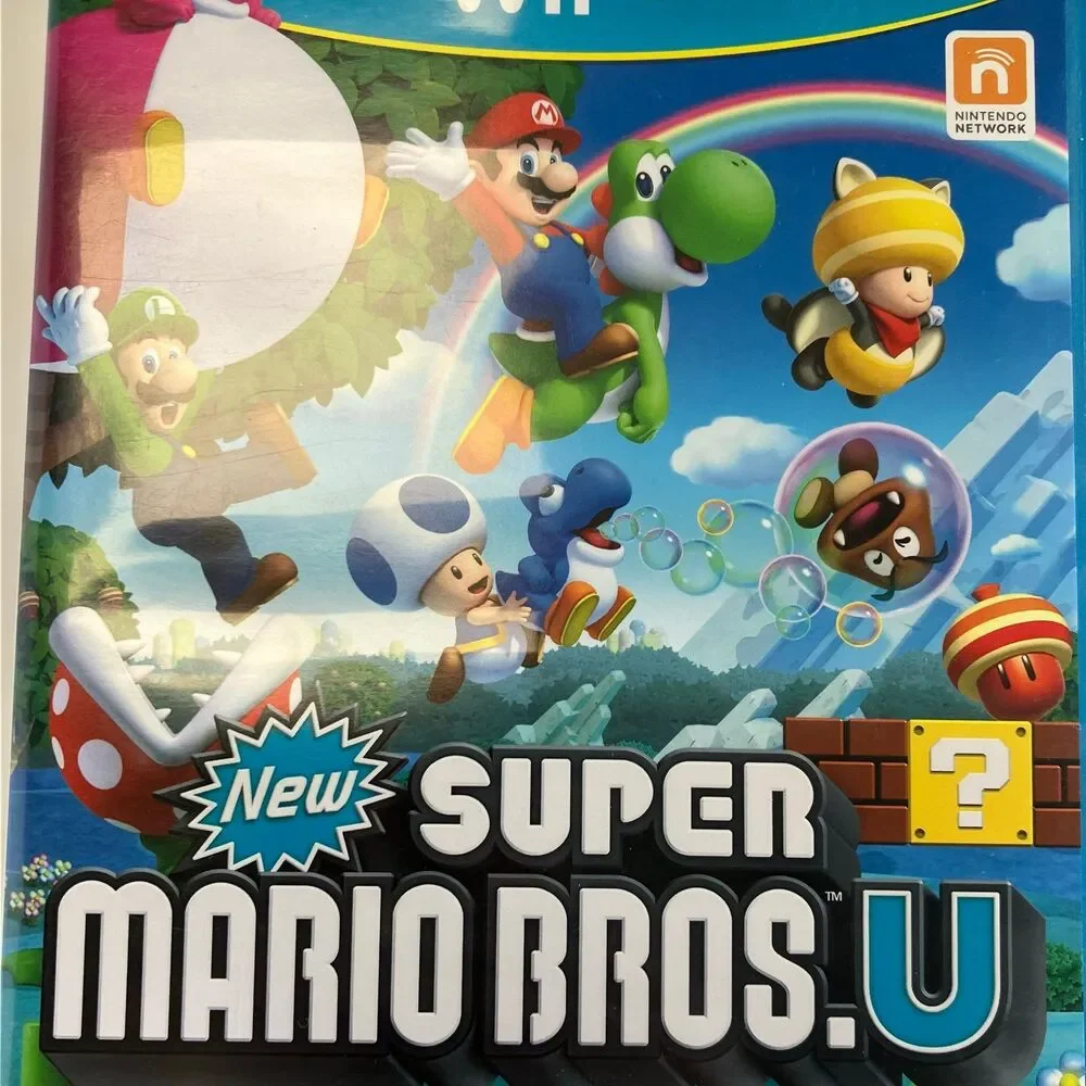 Super Mario Bros. U with Super Luigi U. (Nintendo Wii U  2013) No Manual